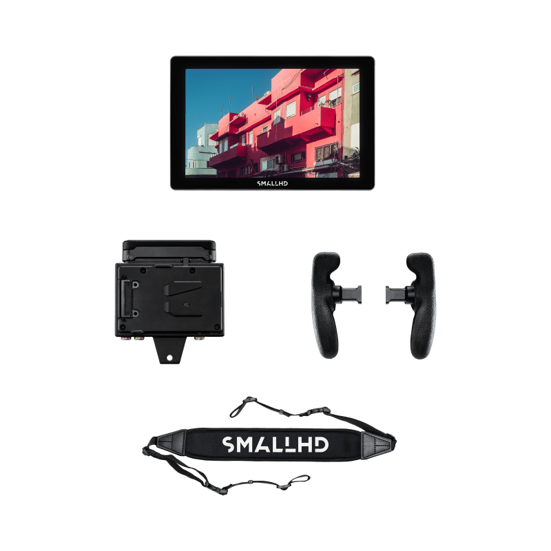 SmallHD 0004 16 0710 B5 Cine 7 B Stock RX Monitor Module V Mount Kit