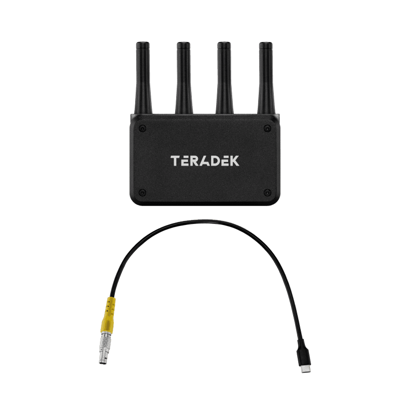 Teradek 10 0033 C Node 5G Q Series Global Modem USB C Flat Layv2