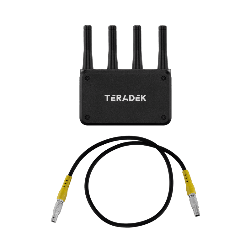 Teradek 10 0033 L Node 5G Q Series Global Modem 5 Pin to 5 Pin Flat Layv2