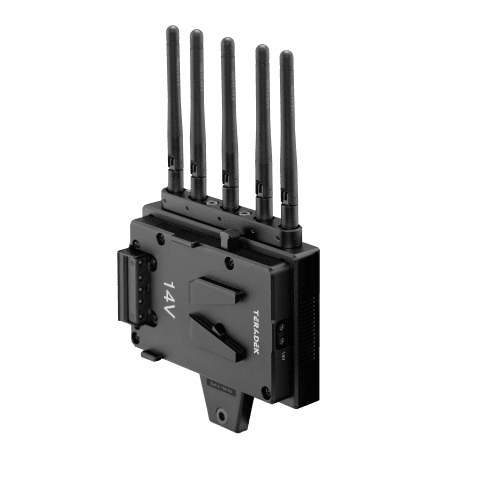 Teradek 10 2199 V7 Bolt 6 Monitor Module 750 RX V Mount Quarter Raised Rear