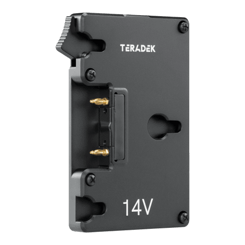 Teradek 11 0890 LegacyBatteryPlateFemaleGold MountBolt30001000 Quarter 1