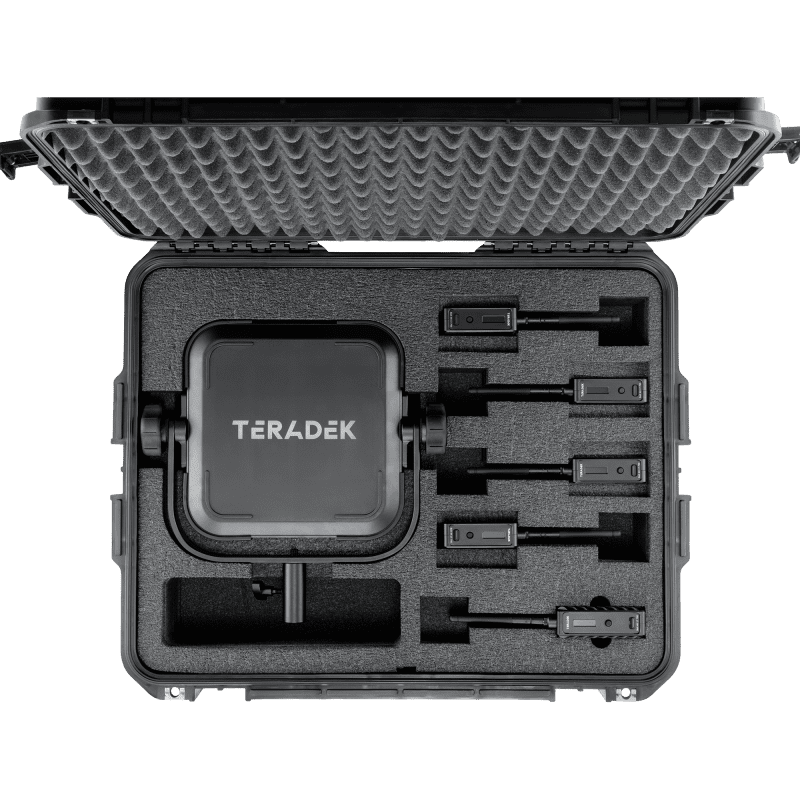 Teradek 11 0926 Teradek Case XL Bolt 6 LT TX4RX and Antenna Array Openv2